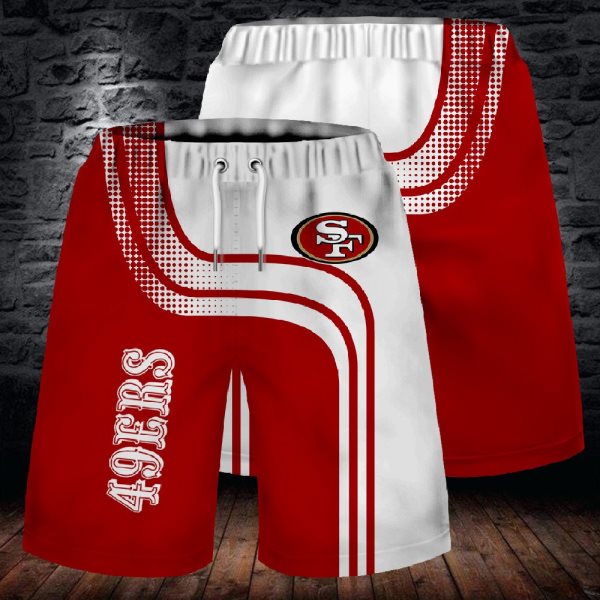 NFL San Francisco 49ers Red Fashion Shorts