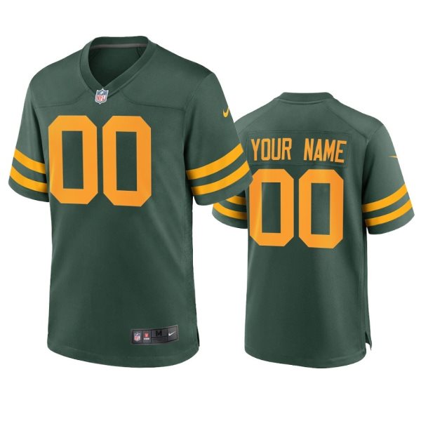 Nike Packers Customized 2021 New Green Vapor Limited Men Jersey