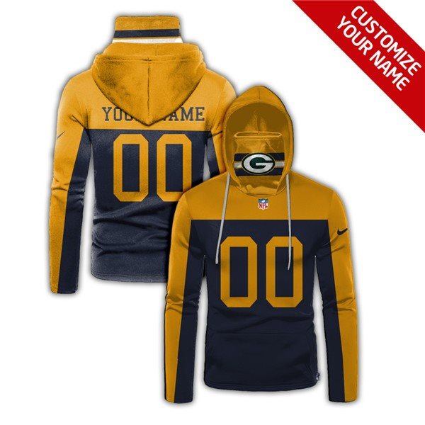 Green Bay Packers Customize Hoodies Mask 2020