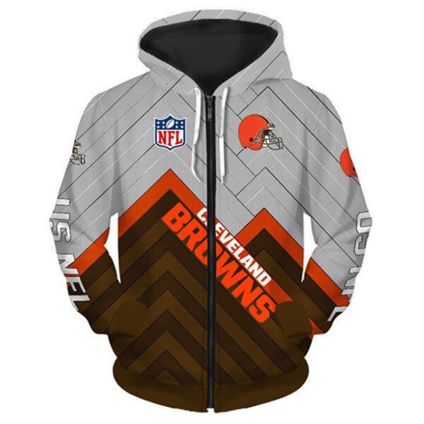 NFL Cleveland Browns 3D Printed Sport Pullover Hoodie