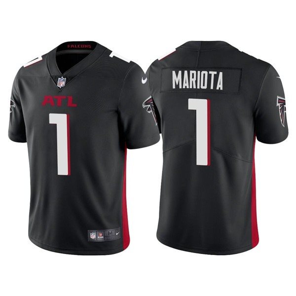 Nike Falcons 1 Marcus Mariota Black Vapor Untouchable Limited Men Jersey