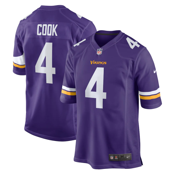Nike Vikings 4 Dalvin Cook Purple Vapor Untouchable Limited Men Jersey