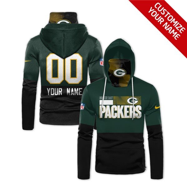 Green Bay Packers Customize Hoodies Mask 2020-1
