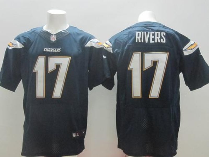Nike Chargers 17 Philip Rivers Navy Blue Team Color NFL New Elite Jersey