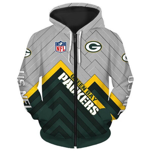 NFL Green Bay Packers 3D Printed Sport Pullover Hoodie Sweatshirt