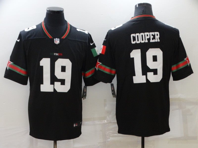 Nike Cowboys 19 Amari Cooper Mexico Black Vapor Limited Men Jersey