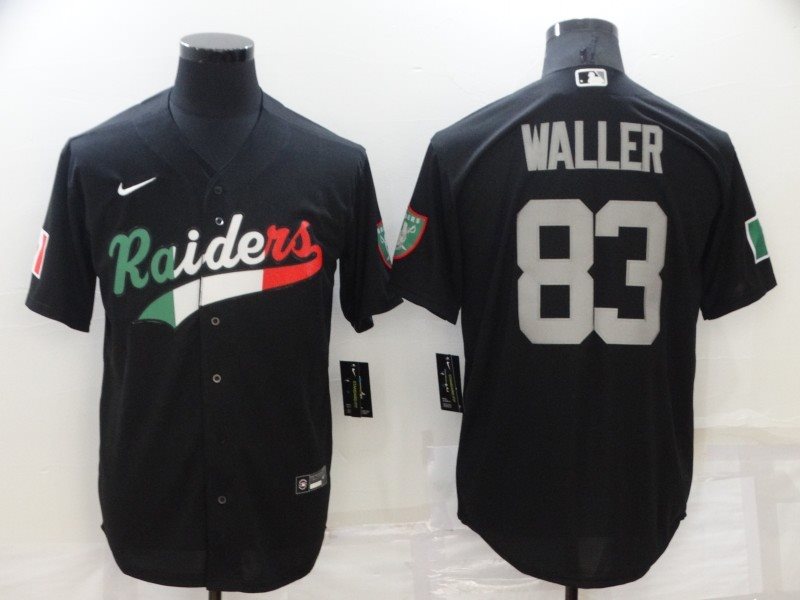 Nike Raiders 83 Darren Waller Black Mexico Vapor Limited Men Jersey