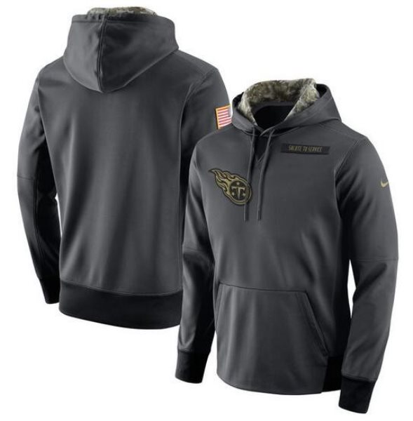 NFL Tennessee Titans Nike Anthracite Salute to Service Player Performance Hoodie