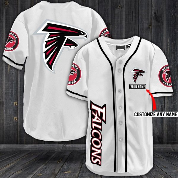 NFL Atlanta Falcons Baseball Customized Jersey (5)
