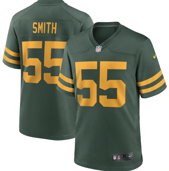 Nike Packers 55 Za'Darius Smith 2021 New Green Vapor Limited Men Jersey