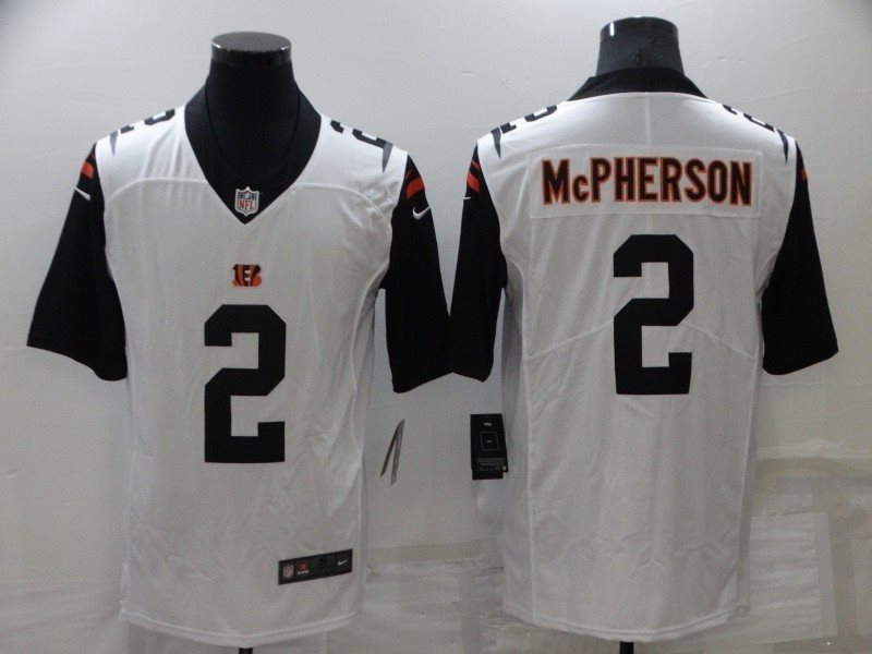 Nike Bengals 2 Evan McPherson White Color Rush Limited Men Jersey