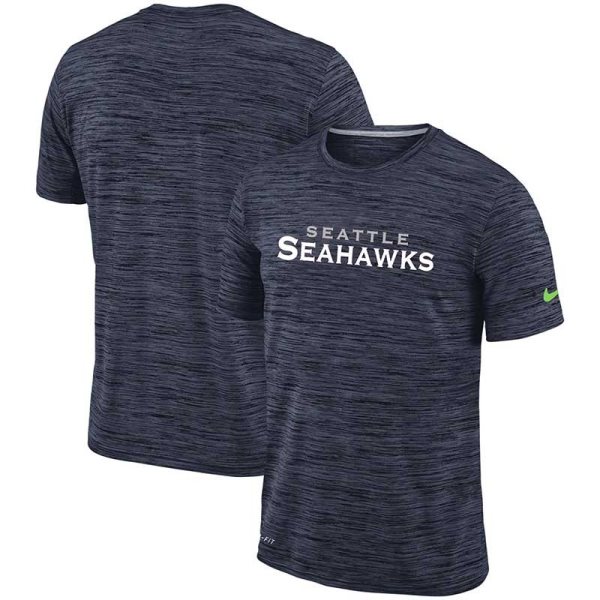 Nike Seattle Seahawks Navy Velocity Performance T-Shirt