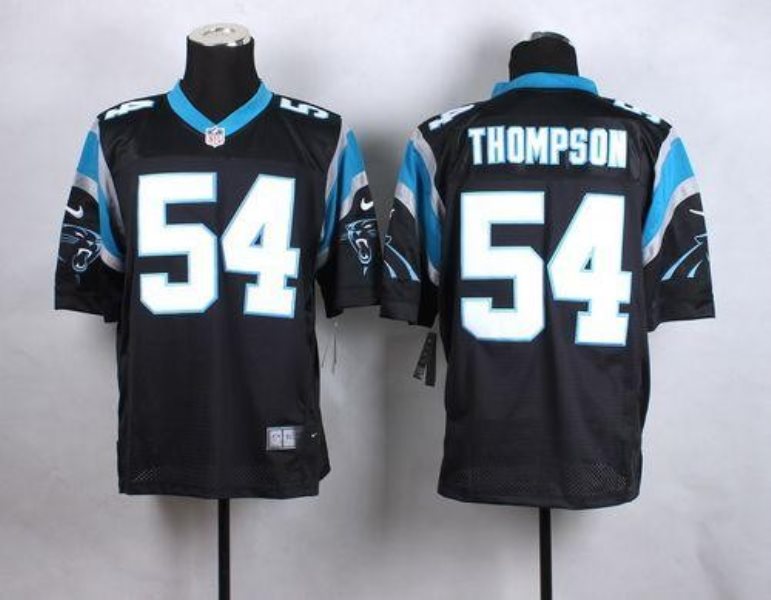 Nike Panthers 54 Shaq Thompson Black Team Color Men Stitched NFL Elite Jersey
