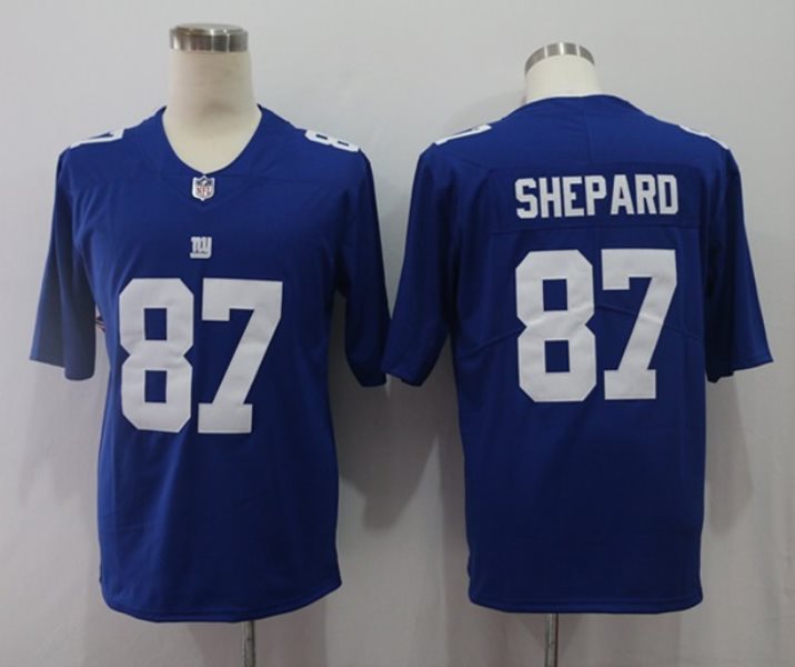 Nike Giants 87 Sterling Shepard Royal Vapor Untouchable Limited Men Jersey