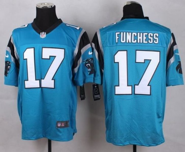 2015 Draft Nike Panthers 17 Devin Funchess Blue Alternate Men Stitched NFL Elite Jersey