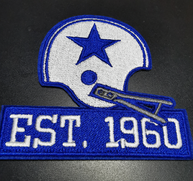 Dallas Cowboys 60th anniversary Seasons Logo Patch