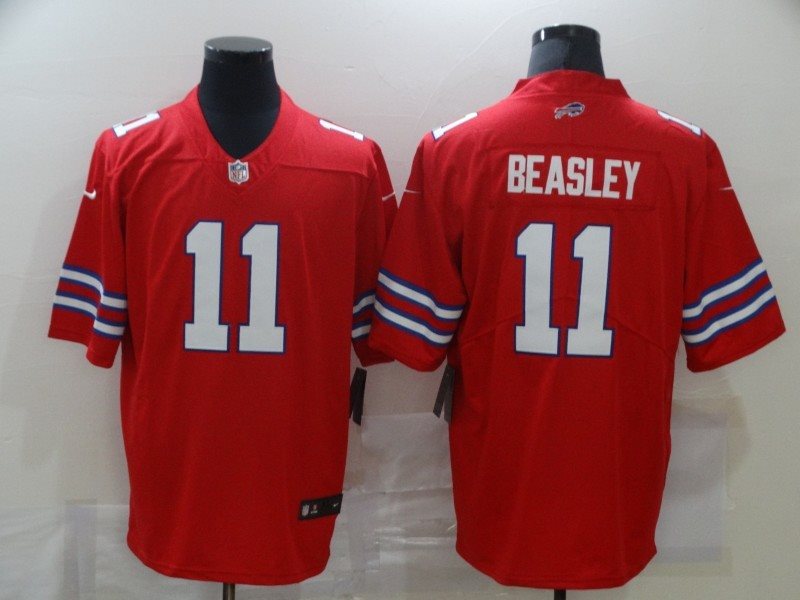 Nike Bills 11 Cole Beasley Red Vapor Untouchable Limited Men Jersey
