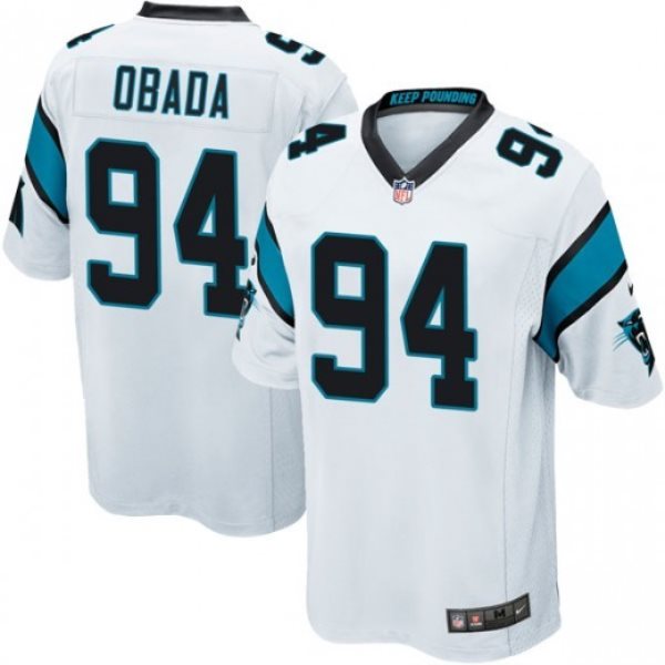 Nike Panthers 94 Efe Obada White Elite Men Jersey
