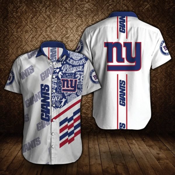NFL New York Giants Summer Short Sleeve Shirt