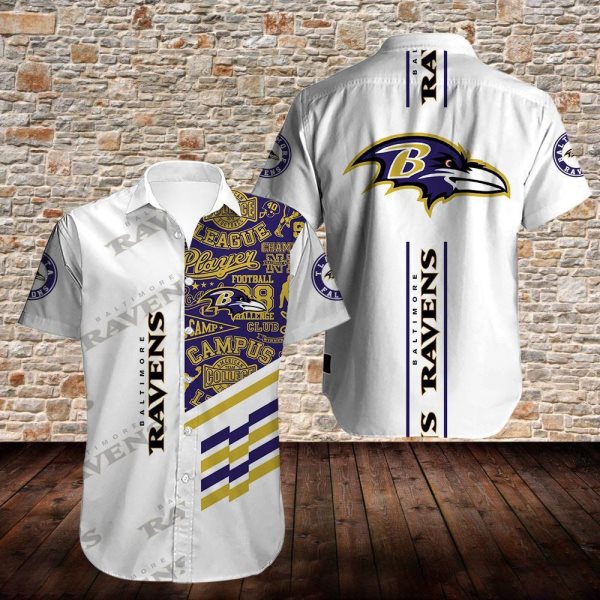 NFL Baltimore Ravens Summer Short Sleeve Shirt