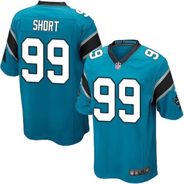 Nike Panthers 99 Kawann Short Blue Alternate Youth Stitched NFL Elite Jersey