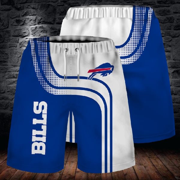 NFL Buffalo Bills Blue Fashion Shorts