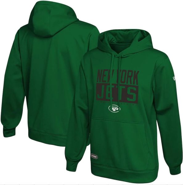 NFL New York Jets New Era Green School of Hard Knocks Pullover Hoodie