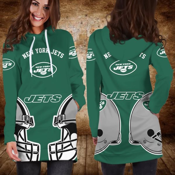 NFL New York Jets Women Hoodie Dress