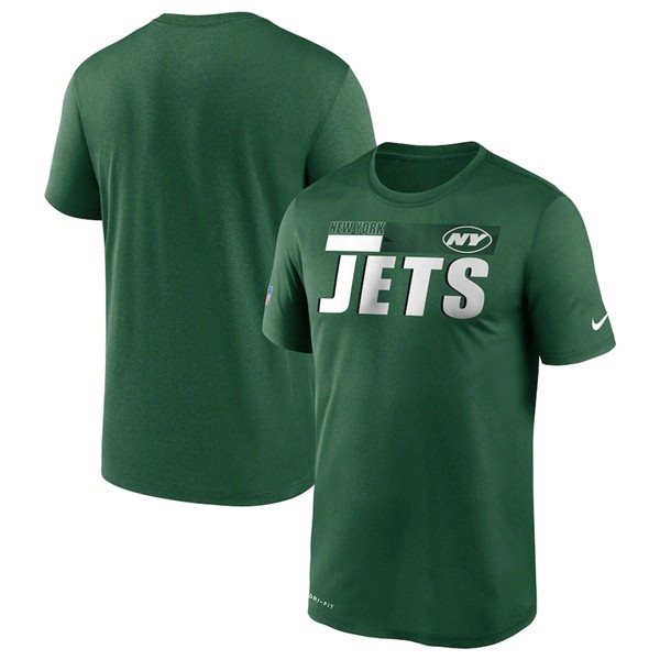 NFL New York Jets 2020 Green Sideline Impact Legend Performance T-Shirt