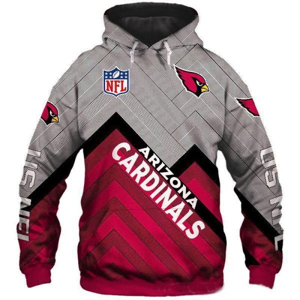 NFL Arizona Cardinals 3D Printed Sport Pullover Hoodie Sweatshirt