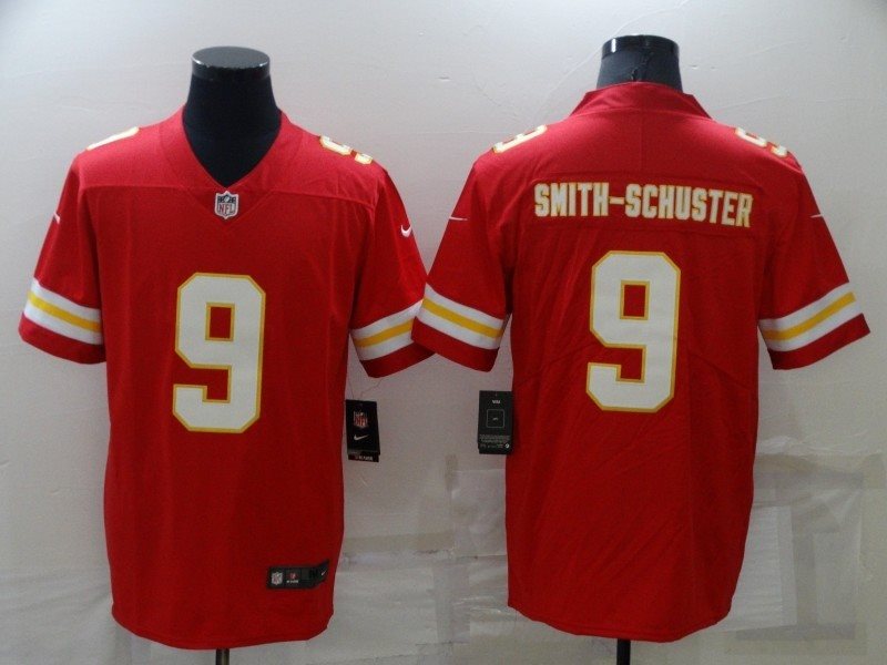 Nike Chiefs 9 JuJu Smith-Schuster Red Vapor Untouchable Limited Men Jersey