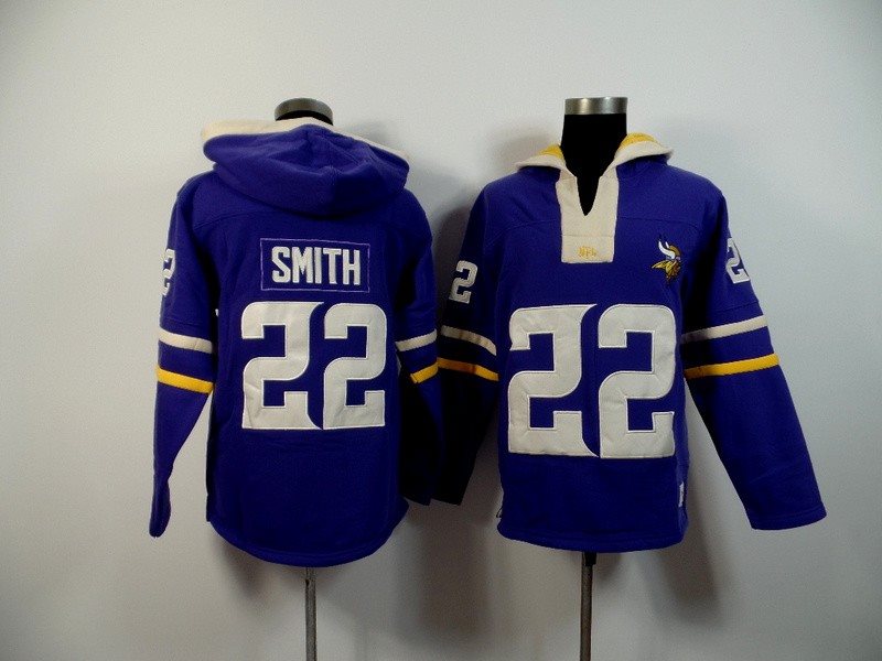 Minnesota Vikings 22 Purple 2015 Stitched Hoodie Sweatshirt