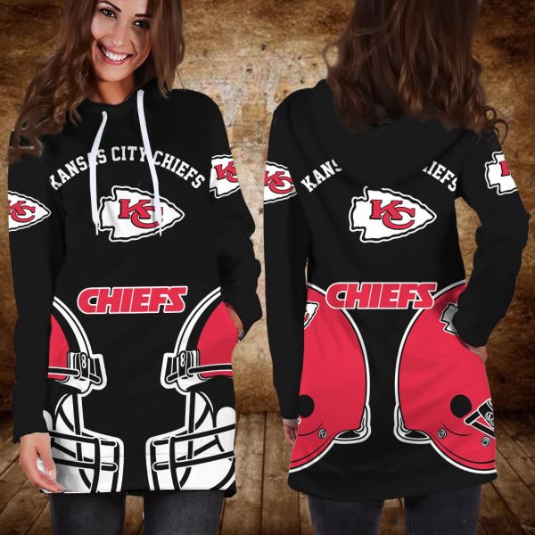 NFL Kansas City Chiefs Women Hoodie Dress