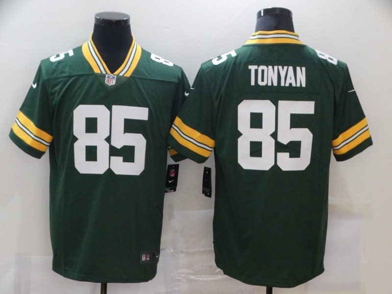 Nike Packers 85 Robert Tonyan Green Vapor Untouchable Limited Men Jersey