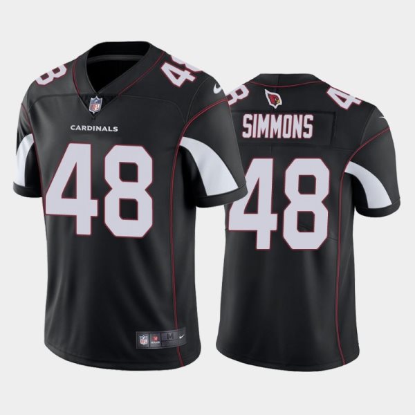 Nike Cardinals 48 Isaiah Simmons Black 2020 NFL Draft Vapor Limited Men Jersey