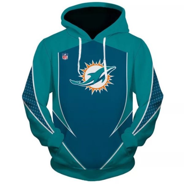 NFL Miami Dolphins 3D Print Fashion Hoodie