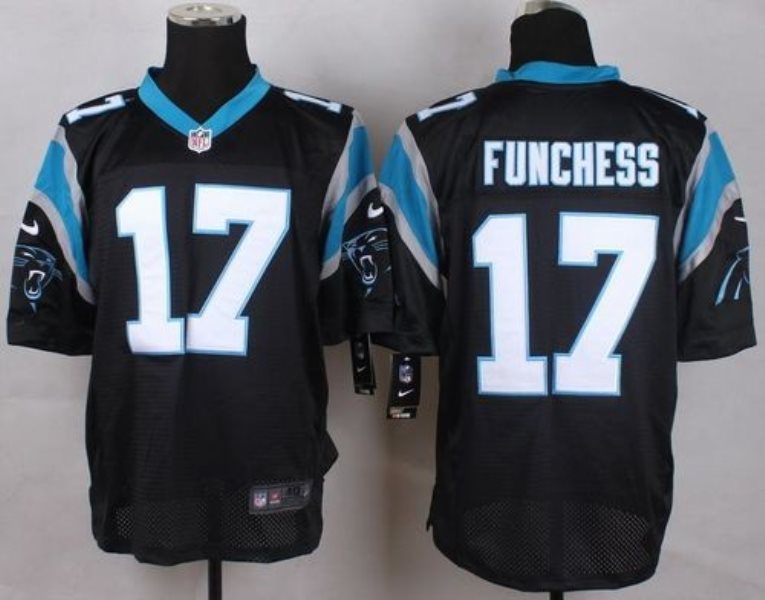 2015 Draft Nike Panthers 17 Devin Funchess Black Team Color Men Stitched NFL Elite Jersey