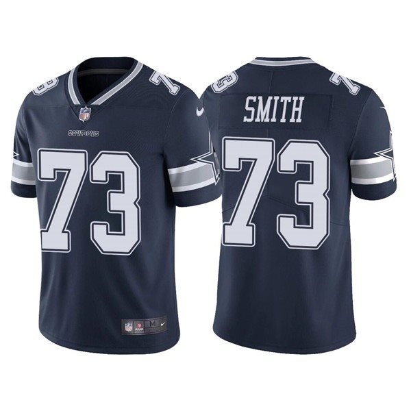 Nike Cowboys 73 Tyler Smith Navy 2022 NFL Draft Vapor Untouchable Limited Men Jersey