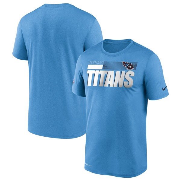 NFL Tennessee Titans 2020 Blue Sideline Impact Legend Performance T-Shirt