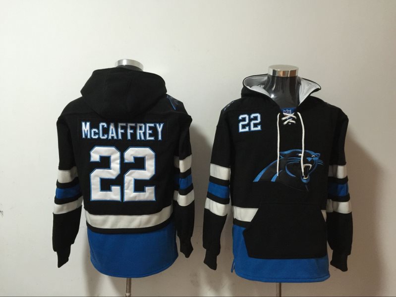 Nike Panthers 22 Christian McCaffrey Black Hoodie Sweatshirt