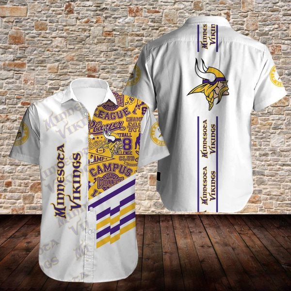 NFL Minnesota Vikings Summer Short Sleeve Shirt