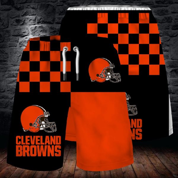NFL Cleveland Browns Fashion Beach Shorts