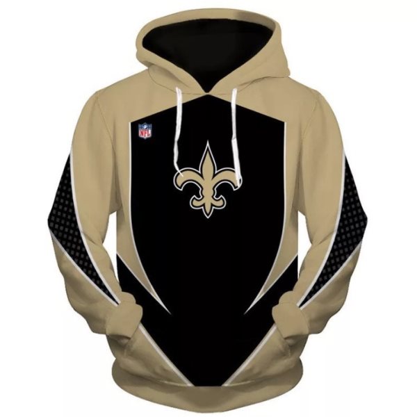 NFL New Orleans Saints 3D Print Fashion Hoodie