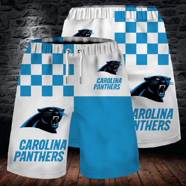 NFL Carolina Panthers Fashion Beach Shorts