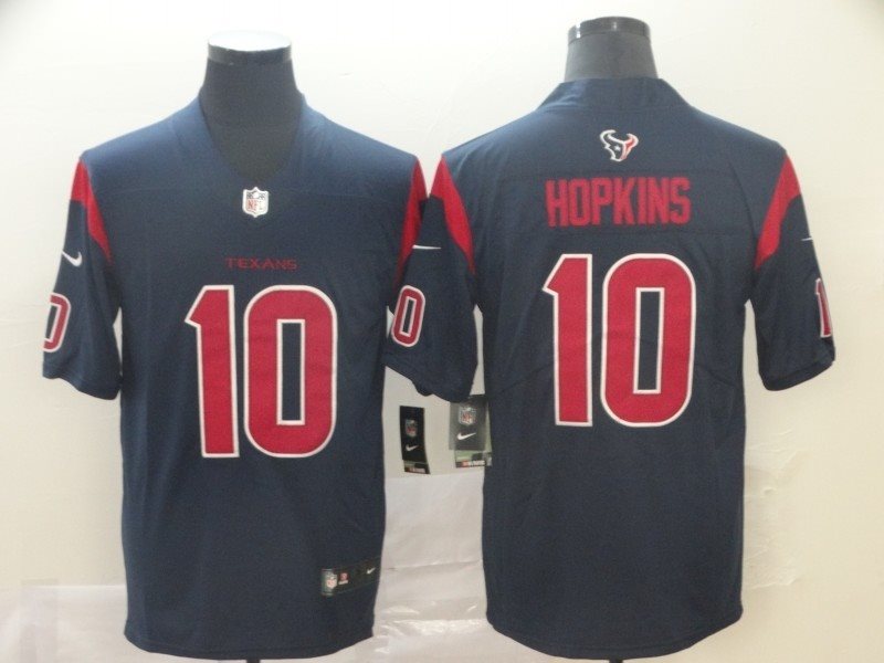 Nike NFL Texans 10 DeAndre Hopkins Navy Color Rush Men Limited New Jersey