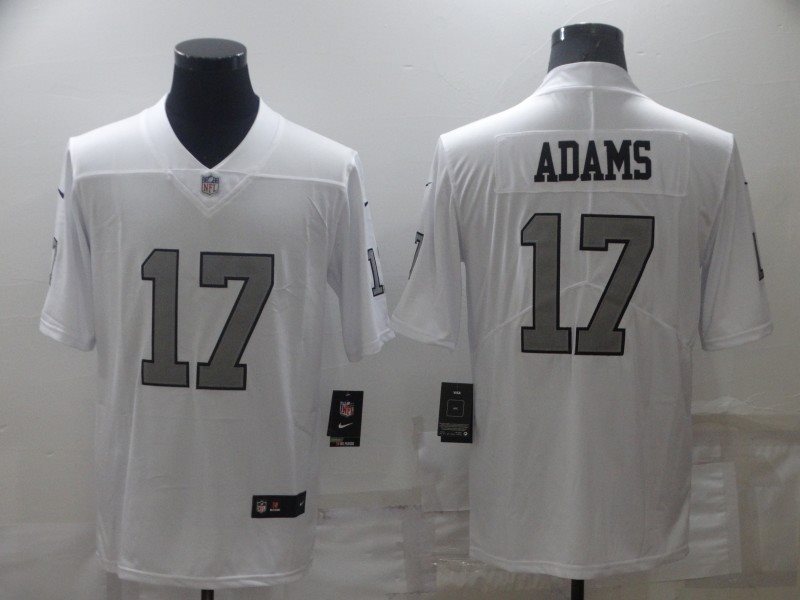 Nike Raiders 17 Davante Adams White Color Rush Limited Men Jersey