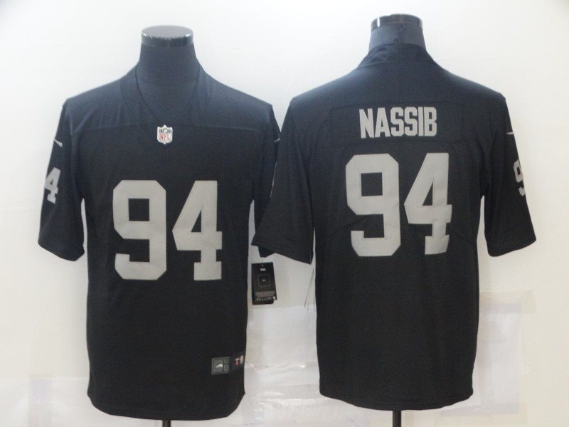 Nike Raiders 94 Carl Nassib Black Vapor Limited Men Jersey