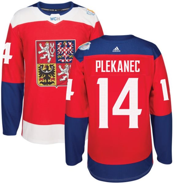 Team Czech Republic 14 Tomas Plekanec 2016 World Cup Of Hockey Red Jersey