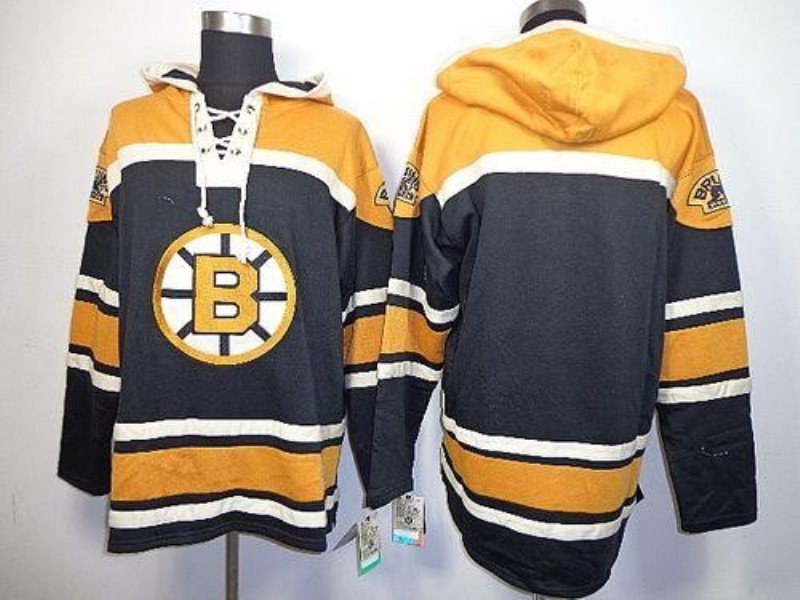 NHL Bruins Blank Black Men Sweatshirt