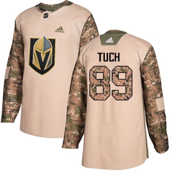 NHL Golden Knights 89 Alex Tuch Camo 2017 Veterans Day Adidas Men Jersey